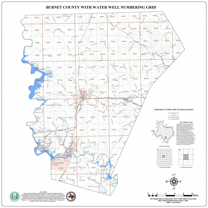 Map Central Texas Groundwater Conservation